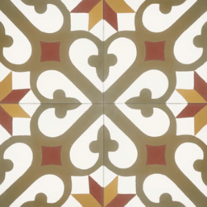 Victorian Spanish tile brown